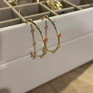 Kendra Scott Haven Heart Multi Mix Hoop Earrings